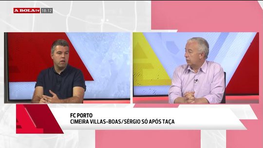 «É difícil imaginar Sérgio Conceição a trabalhar com Villas-Boas e Jorge Costa»