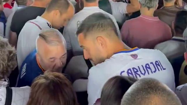 O bonito da vida: em 2022, Joselu foi assim à final da Liga dos Campeões