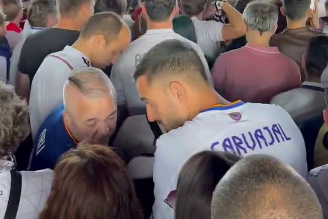 O bonito da vida: em 2022, Joselu foi assim à final da Liga dos Campeões