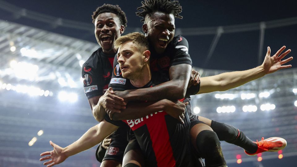 Ainda não é desta! Leverkusen evita derrota e está na final da Liga Europa