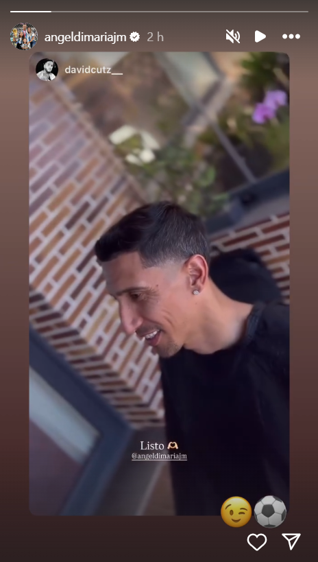 Di María mostra novo penteado (Instagram/Di María)
