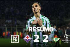 Resumo: golo no prolongamento leva Betis ao céu e Fiorentina à desilusão