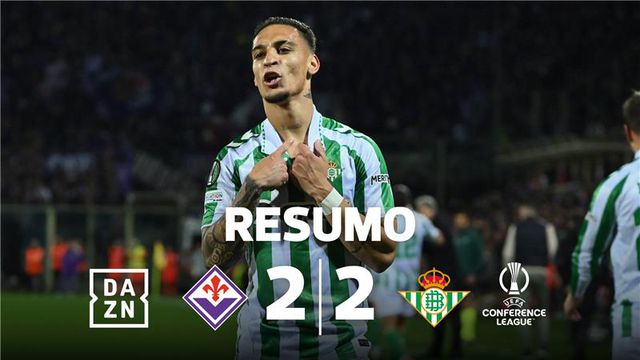 Resumo: golo no prolongamento leva Betis ao céu e Fiorentina à desilusão