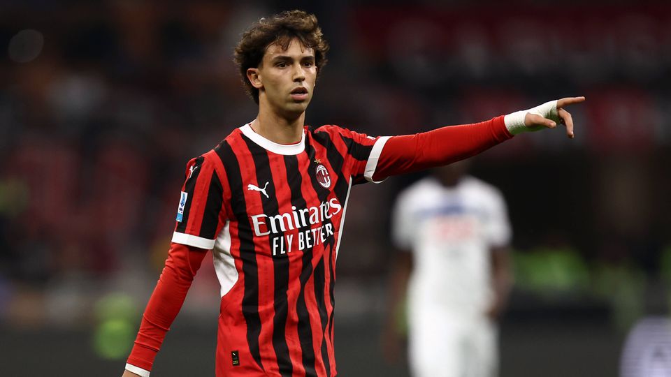 João Félix foi titular no Milan pela primeira vez em pouco mais de um mês