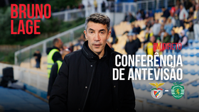 DIRETO: a conferência de Bruno Lage antes do dérbi