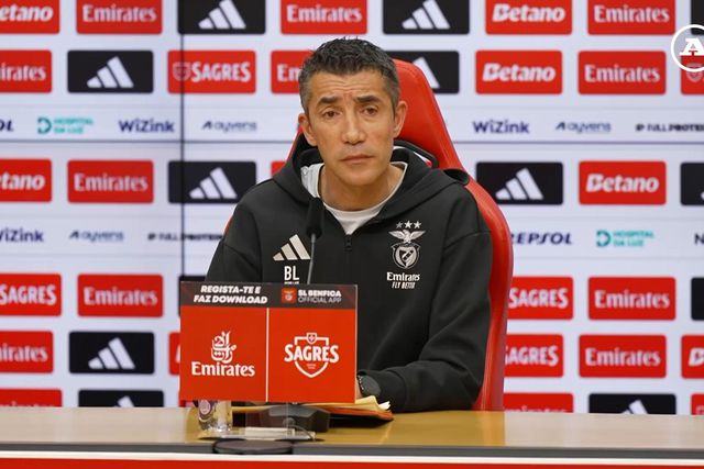 Bruno Lage na conferência de antevisão do dérbi com o Sporting
