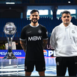 Antonio Vadillo, Carlos Barrón, João Matos e Nuno Dias, capitães e treinadores de Palma e Sporting (UEFA)