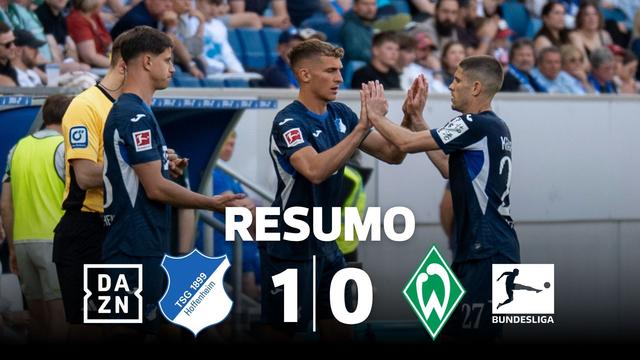Expulsão aos 5 minutos deixa Hoffenheim a sonhar com a Champions (resumo)