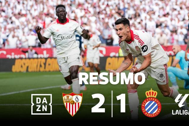 Dramático! Golo aos 90+1' coloca Sevilha mais longe do pesadelo (resumo)