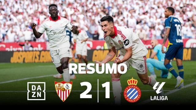 Dramático! Golo aos 90+1' coloca Sevilha mais longe do pesadelo (resumo)