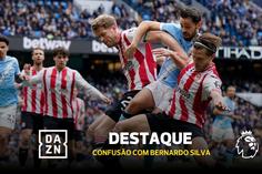 Os ânimos aquecem e Bernardo Silva dá soco na perna de adversário
