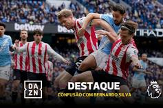 Os ânimos aquecem e Bernardo Silva dá soco na perna de adversário