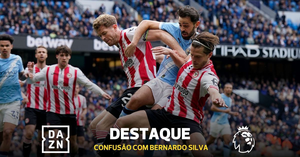 Os ânimos aquecem e Bernardo Silva dá soco na perna de adversário