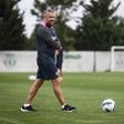 O treinador do Sporting, Rui Borges, 44 anos, prepara jogo com o Rio Ave