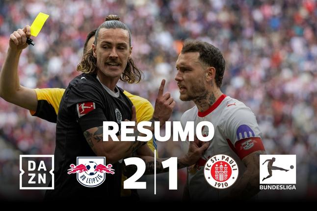 Sem Harder, Leipzig carimba apuramento para a Champions (resumo)