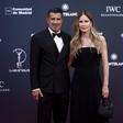 Luís Figo com a mulher Helen Svedin