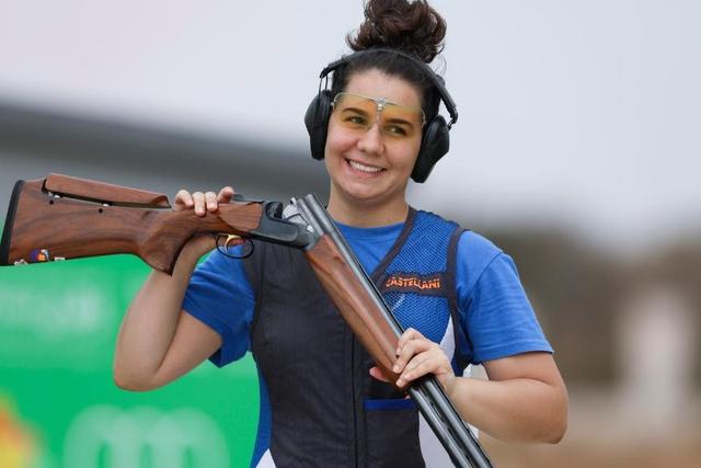 A olímpica Maria Inês Barros foi 6.ª  e este domingo volta a competir ao lado de José Faria. Foto COP