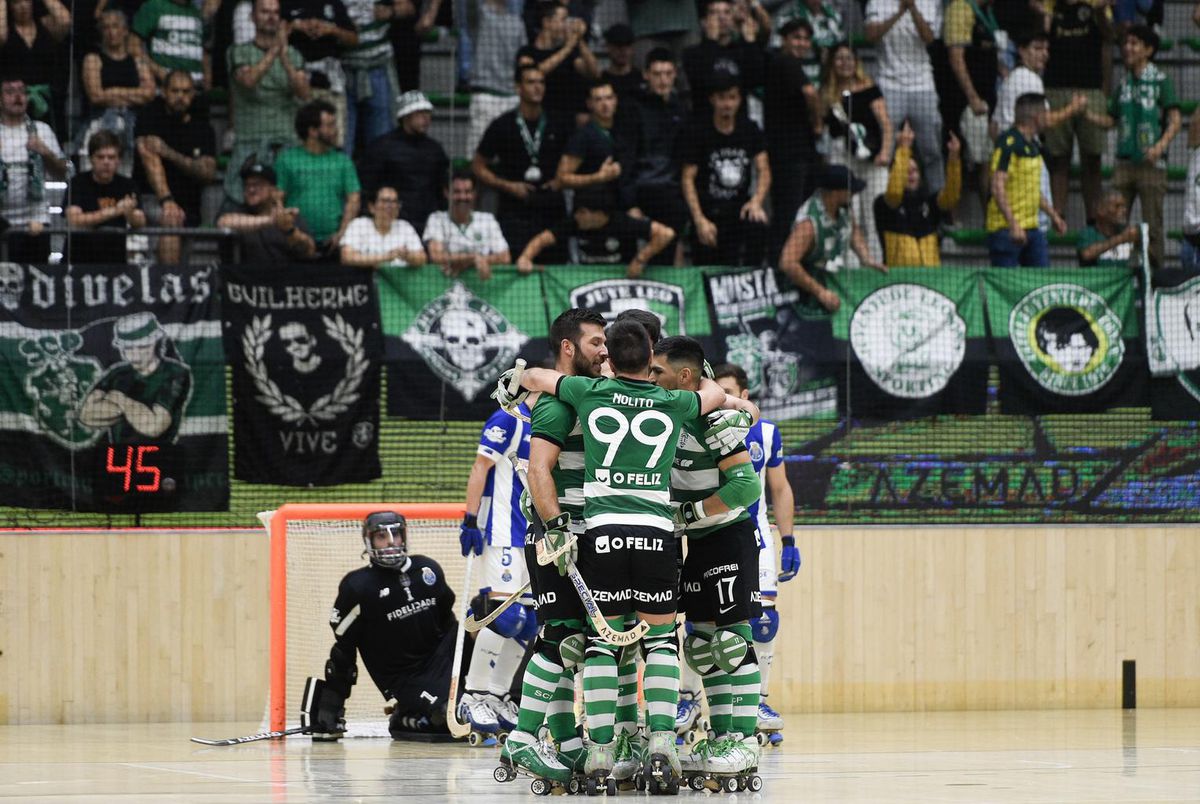 El Sporting vence al FC Porto y la semifinal se decide a oscuras