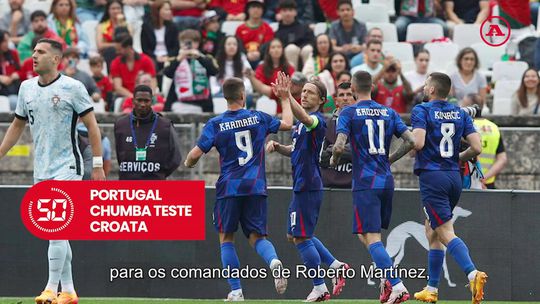 A BOLA em 59 segundos: Portugal falha teste croata