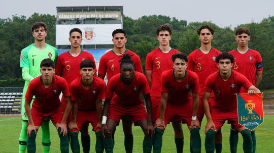 Portugal sub-18 goleia a Finlândia e é líder isolado no torneio amigável