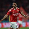 Pavlidis festeja golo marcado ao SC Braga, nos quartos de final da Taça da Liga