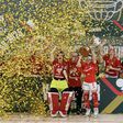 Equipa feminina de hóquei em patins do Benfica conquista Taça de Portugal 2024-25. Foto FPP