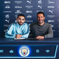 Rayan Ait-Nouri ao lado de Hugo Viana. Foto Manchester City