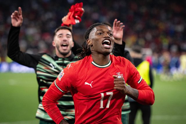 Gonçalo Inácio e Rafael Leão falham treino da Seleção