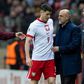 Lewandowski e Probierz, selecionador da Polónia