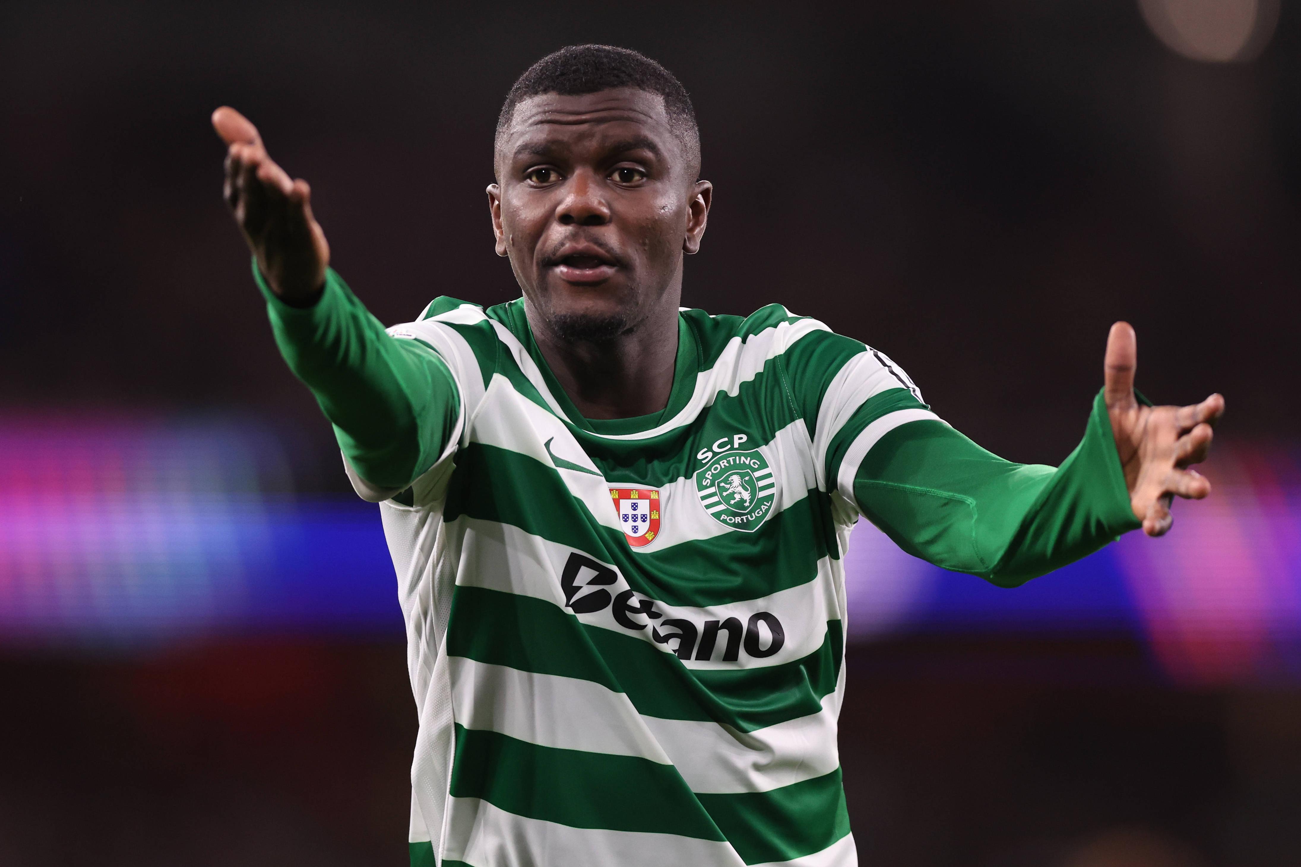 Ousmane Diomande, central de 22 anos do Sporting - Foto: IMAGO