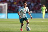 Bernardo Silva foi titular no particular entre Portugal e o Chile no Jamor