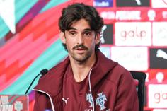 Trincão em conferência de imprensa