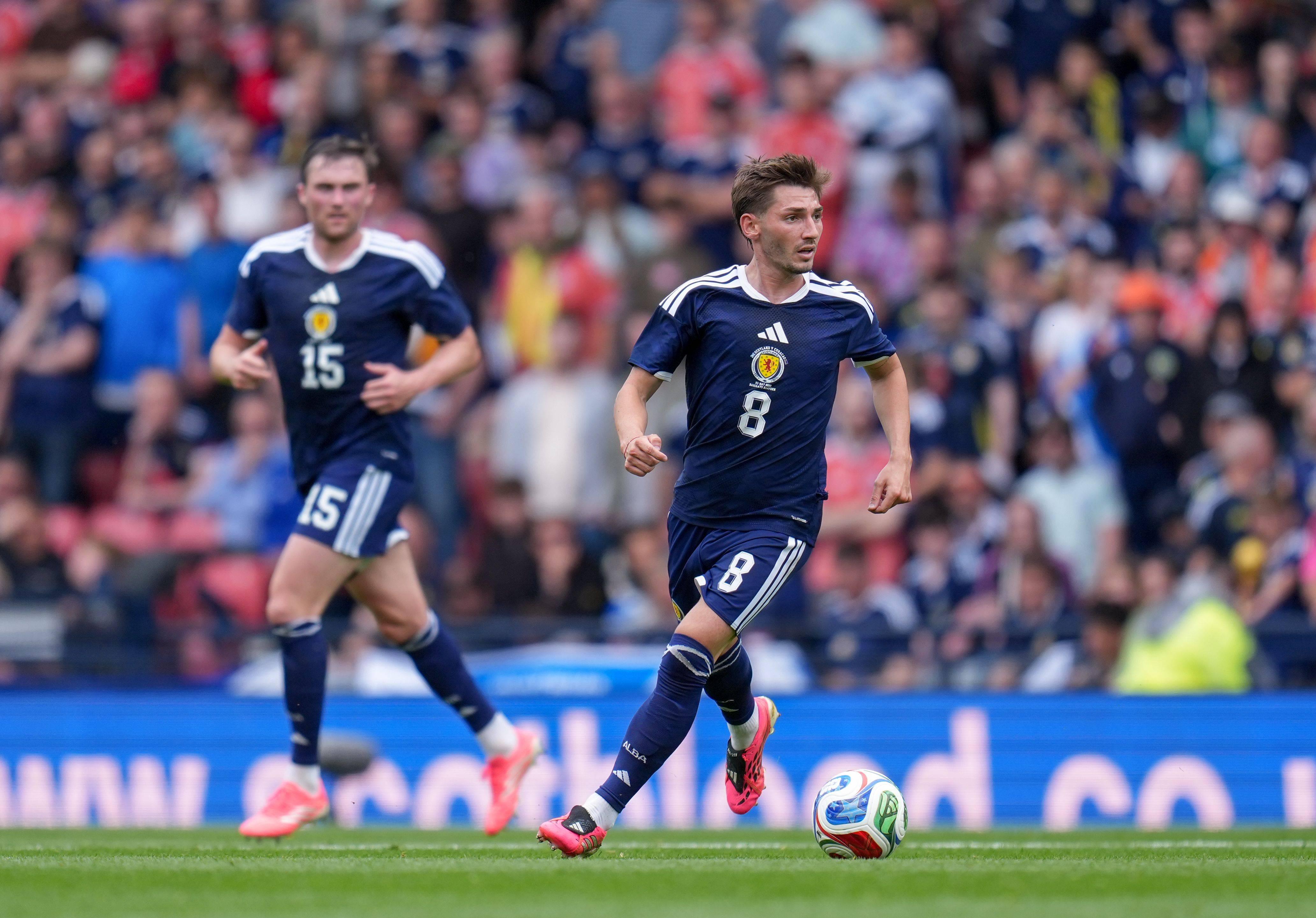 Escócia: Billy Gilmour lesionou-se num particular e saiu da convocatória - Foto: Imago