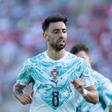 Bruno Fernandes marcou no particular de Portugal com o Chile