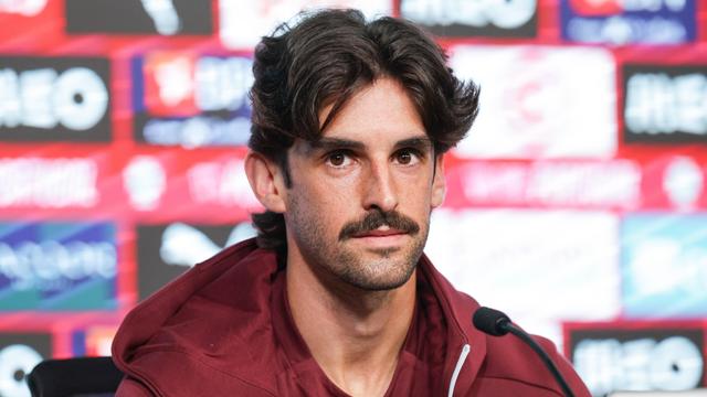 Trincão em conferência de imprensa