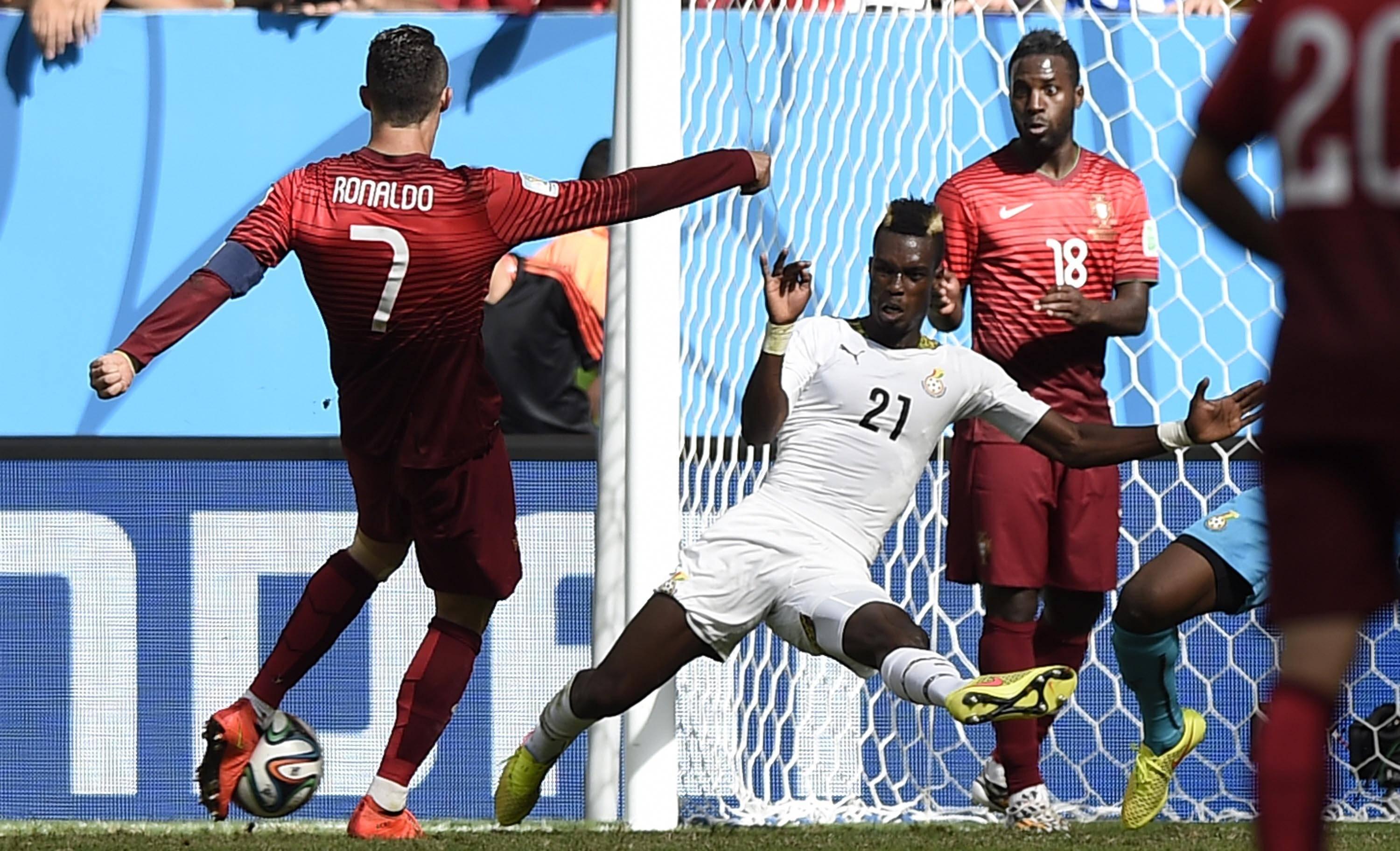 Na fase de grupos, Ronaldo fez 6,2 remates por 90 minutos. Em jogos a eliminar, fez 5,1 remates por 90 minutos (IMAGO)