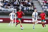 Kika Nazareth fez o único golo de Portugal na Finlândia - Foto: FPF