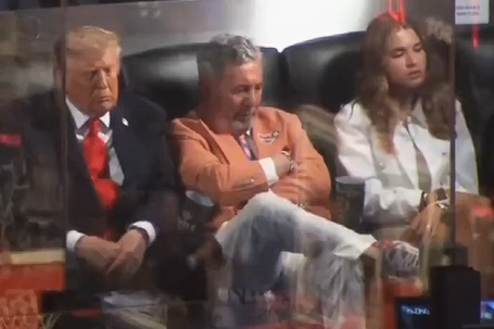 Trump chegou a adormecer