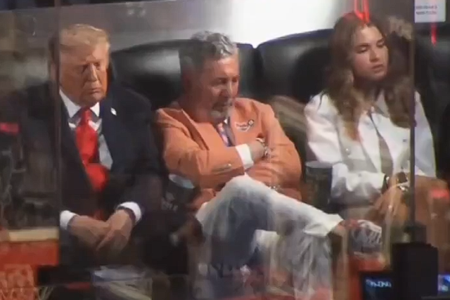 Trump chegou a adormecer