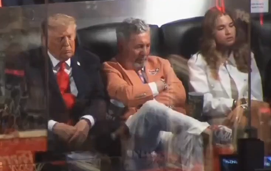 Trump chegou a adormecer