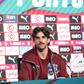 Francisco Trincão em conferência de imprensa