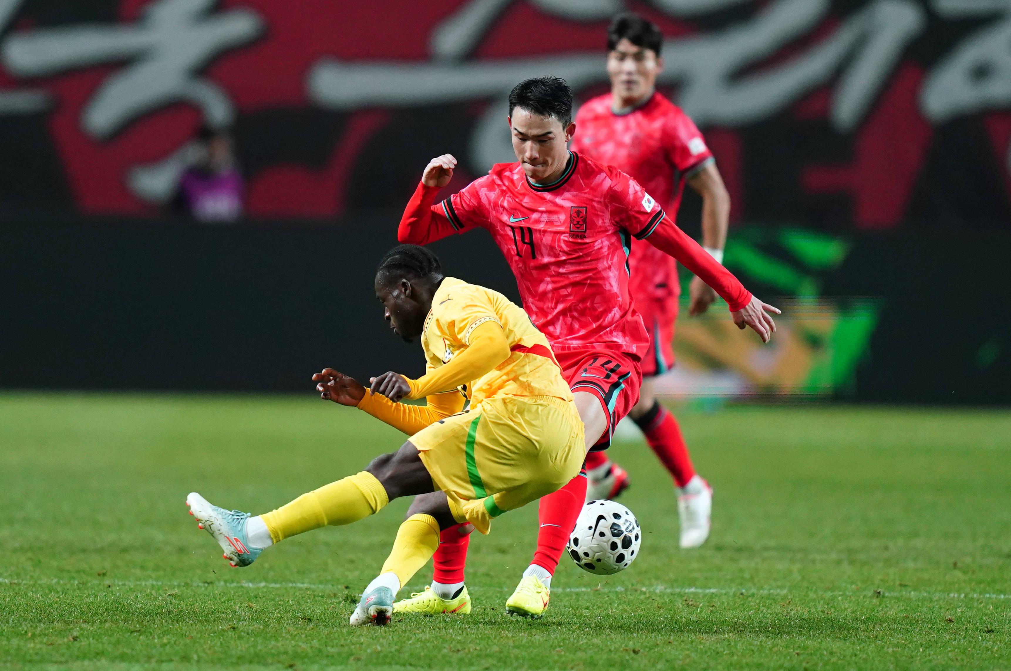 Coreia do Sul: Yu-min Cho lesionou-se e entrou Wi-je Cho a 31 de maio - Foto: Imago