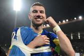 Edin Dzeko, capitão da Bósnia