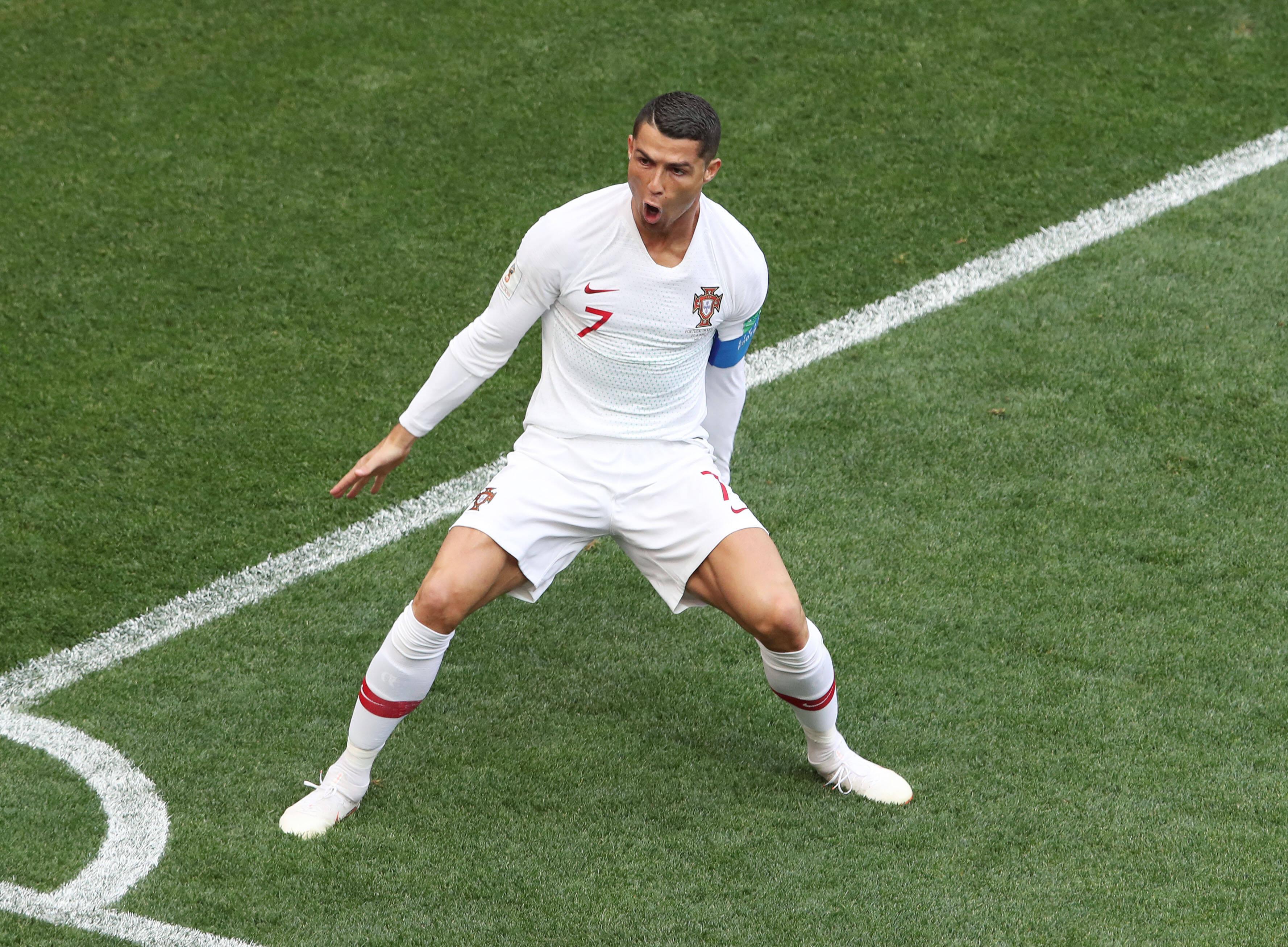Ronaldo marcou ou assistiu 29% dos golos apontados por Portugal em jogos do Mundial em que participou (IMAGO)
