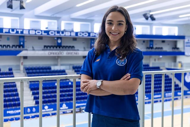 Beatriz Basto, jogadora de voleibol dos dragões - Foto: FC PORTO
