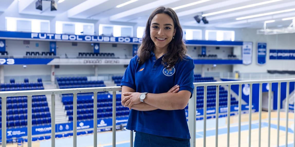 Beatriz Basto, jogadora de voleibol dos dragões - Foto: FC PORTO