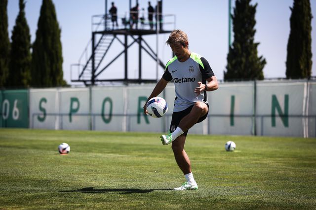 Três ausentes no treino do Sporting (fotos)