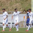 José Bica marcou o único golos do Vitória de Guimarães no empate a uma bola frente ao Feirense Foto: Vitória SC