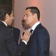 Rui Costa com Pedro Proença (HELENA VALENTE)