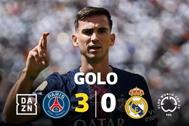 Real Madrid em apuros: PSG dá espetáculo e já cheira a goleada (vídeo)
